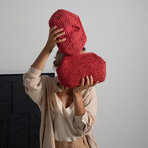 Raffia Kupplung, Bordeauxrote Bast Clutch, Rote Bast Clutch, Rote Bast Clutch, Bast Clutch Tasche