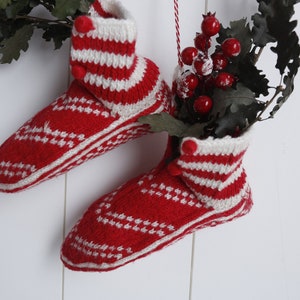 Rustic Socks, Hand Knitted Wool Socks, Ethnic Turkish Socks, Cotton Socks, Cotton Handmade Socks, Organic Wool Socks image 3