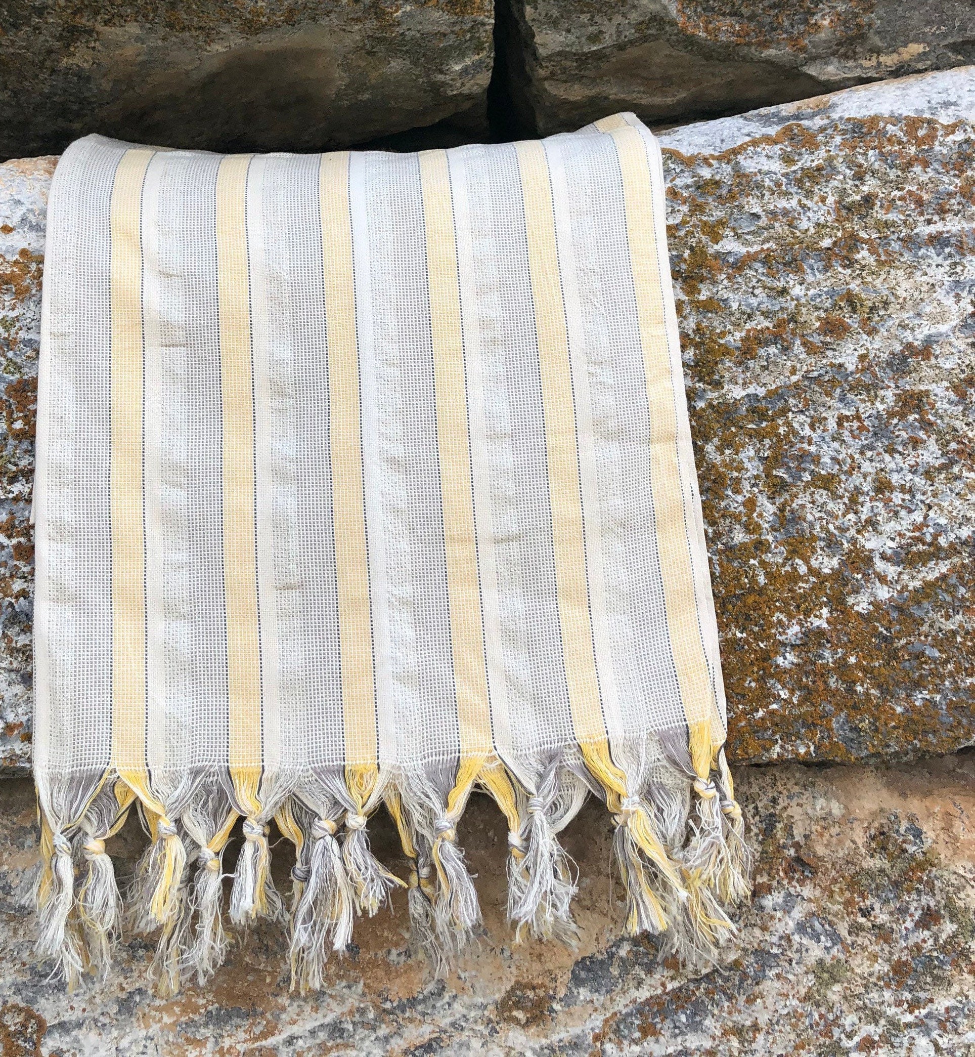BOHO XL Towel, Handmade Bath Towel, 100% Cotton Turkish Towel