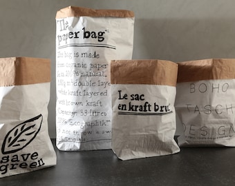 Storage and Organizer Basket, Paper Basket, French Kraft Pottery, NORDIC paper toy storage, Le Sac en Paper, Paper Bags, Gift Bag, Paper Pot