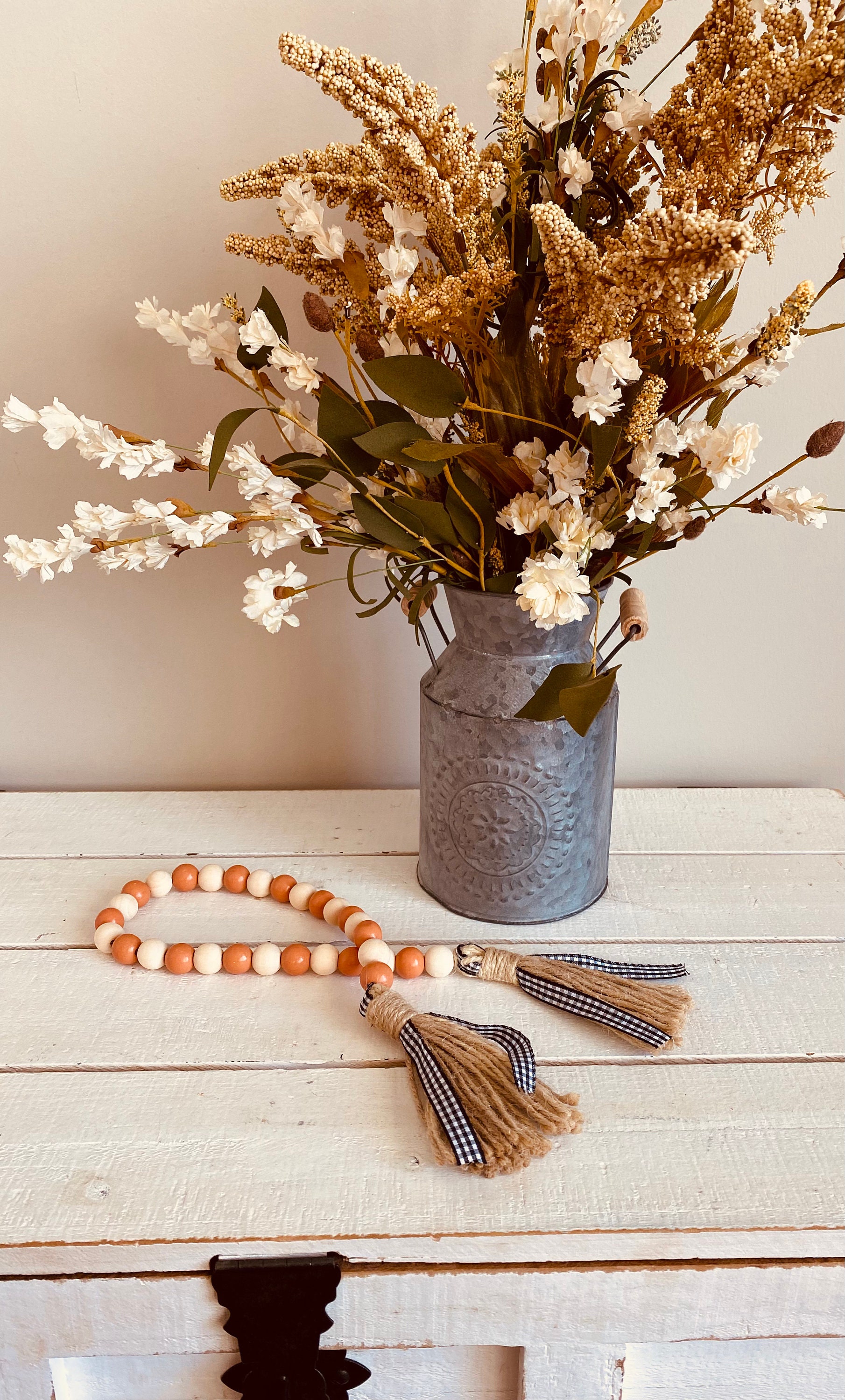 Fall beaded garland | Etsy
