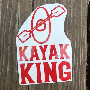 Kayak King Decal