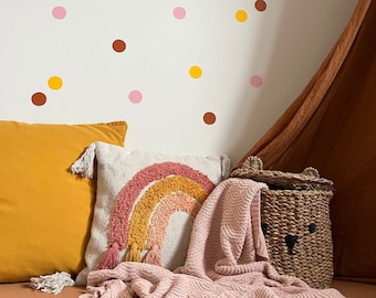 Wall sticker dots "Nesania" | 4 cm | Children's room | Decoration | Circles | Set