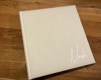 Personalisiertes Fotoalbum - simple 2.0 | Geschenk zur Geburt | Taufe | Geburtstag | Baby | Hochzeit