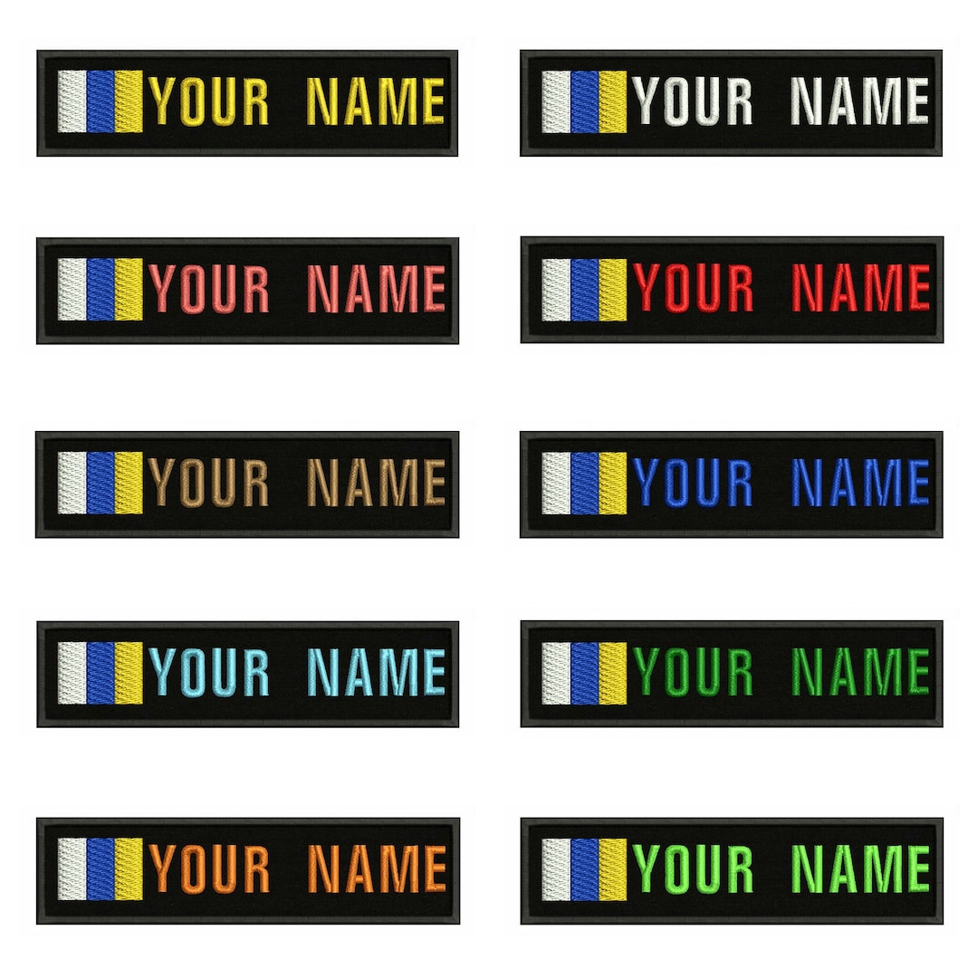 Staff Tags Event Name Tags Velcro Badges Name Badge Patch or Etsy