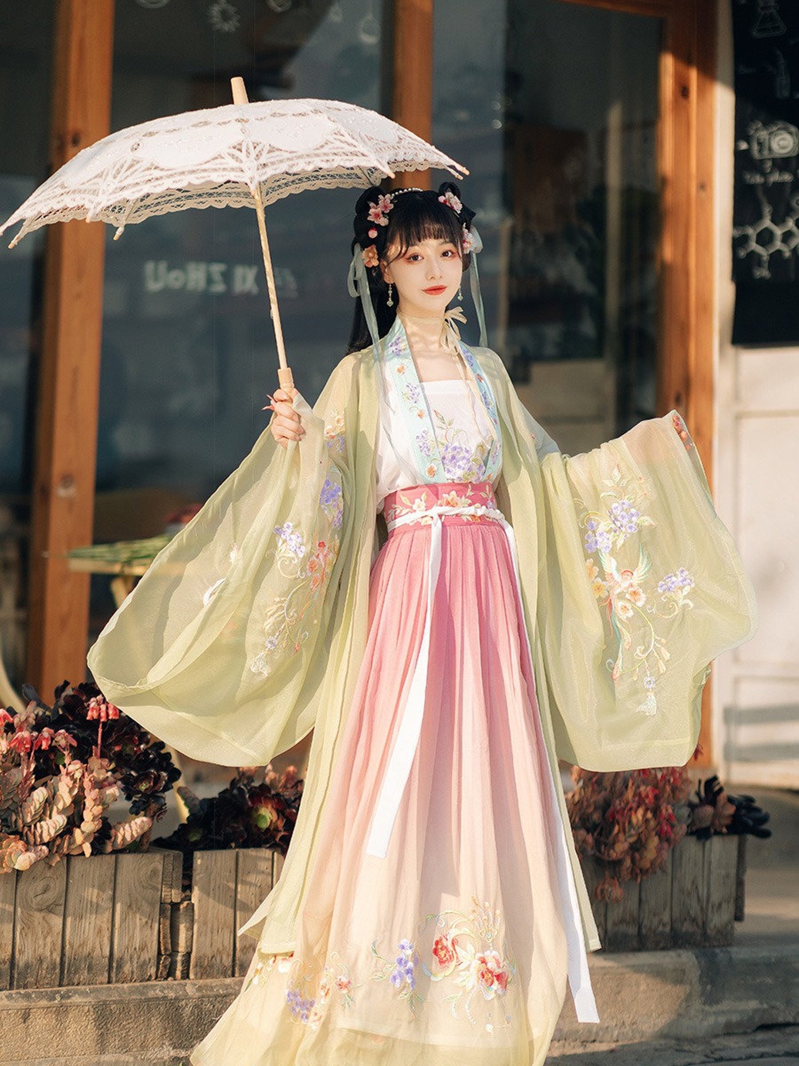Vintage Women S Hanfu Dress Chinese Traditional Dress Etsy
