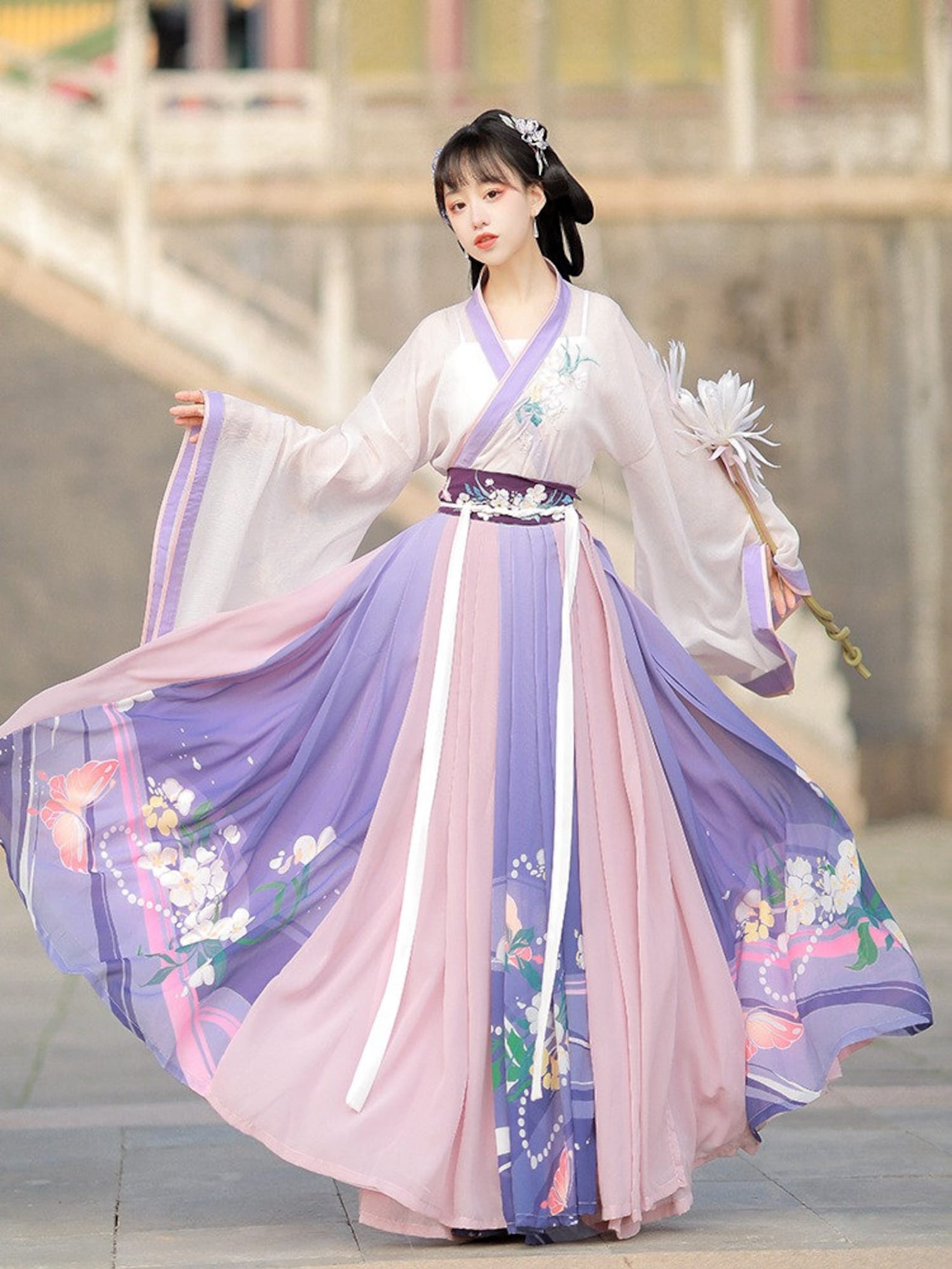 Hanfu Dress Elegant And Fairy Original Ancient Chinese Style Etsy