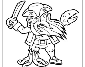 Download Zombie Coloring Book Etsy