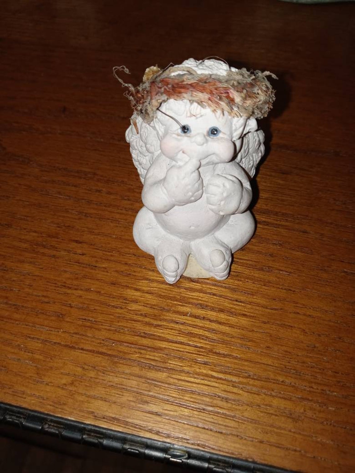 Dreamsicle figurine angel cherib by Kristin 1994. Rare items. Etsy