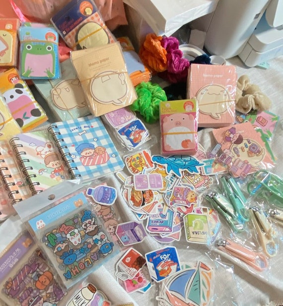 Kawaii Japanese Stationery Art Set Grab Bag for Bullet Journal Etsy