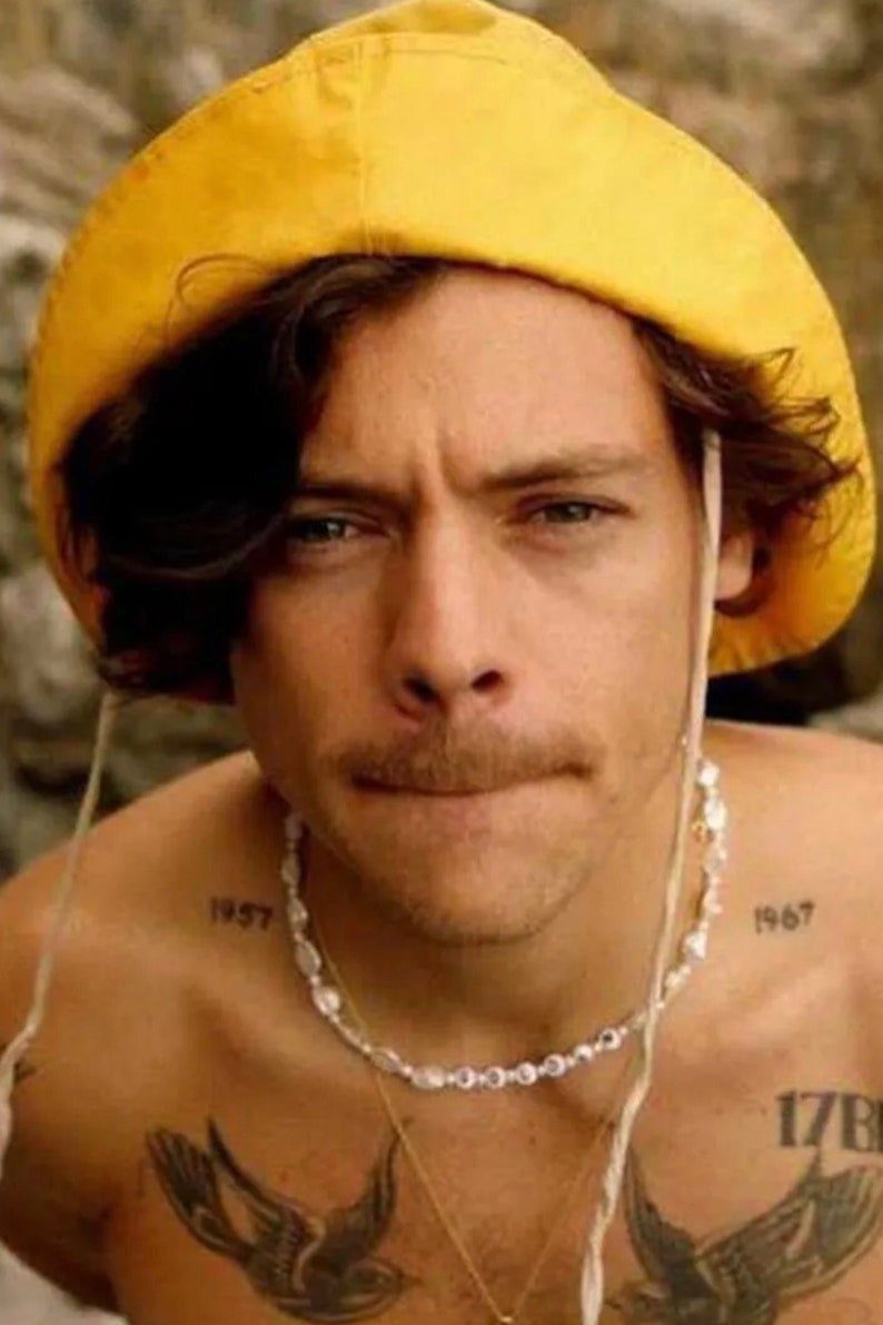 Harry Styles Inspired golden Necklace/choker Harry Styles Etsy