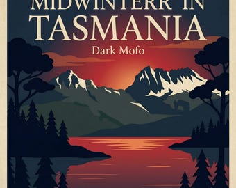 Tasmania Travel Poster Set | Vintage Retro Wall Art (Digital Download)