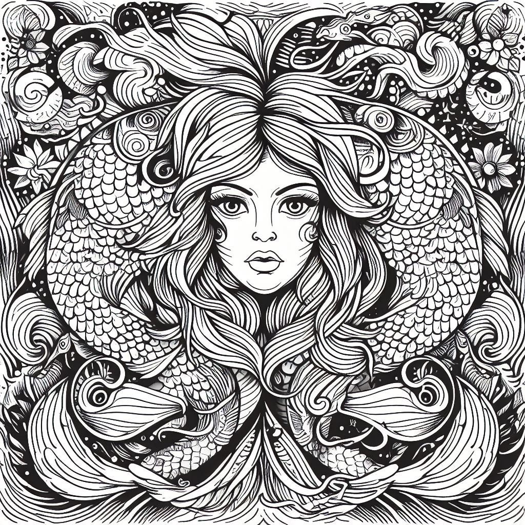 Zodiac Inspired Coloring Pages, Zodiac Signs Clipart Horoscope Png