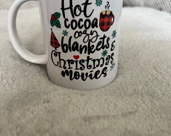 Hot Cocoa Mug Set Etsy Uk