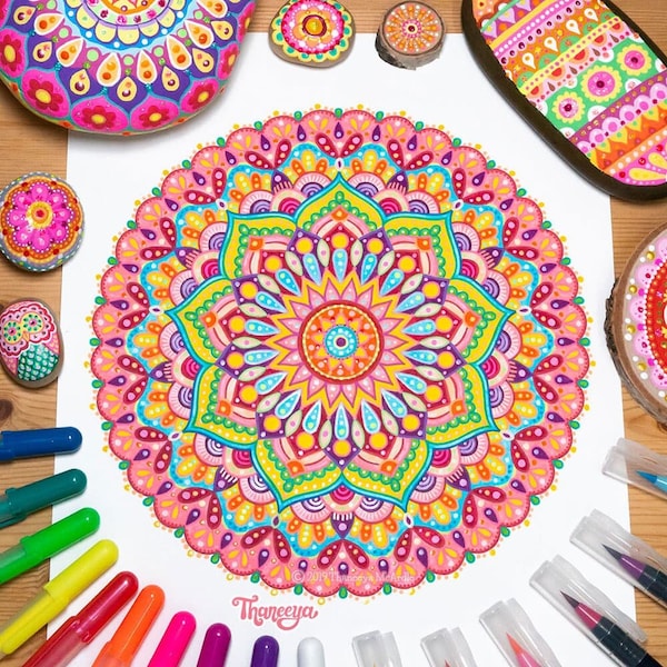 BEST DEAL! <3 1000 Mandala coloring pages for adults