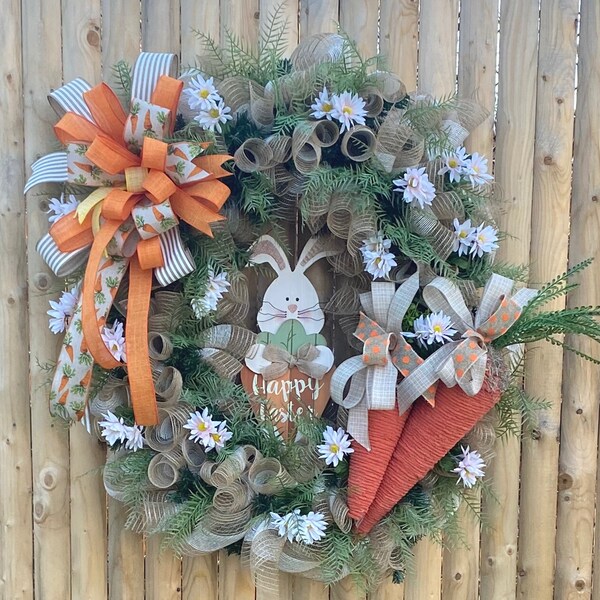 Easter Door Wreath Etsy