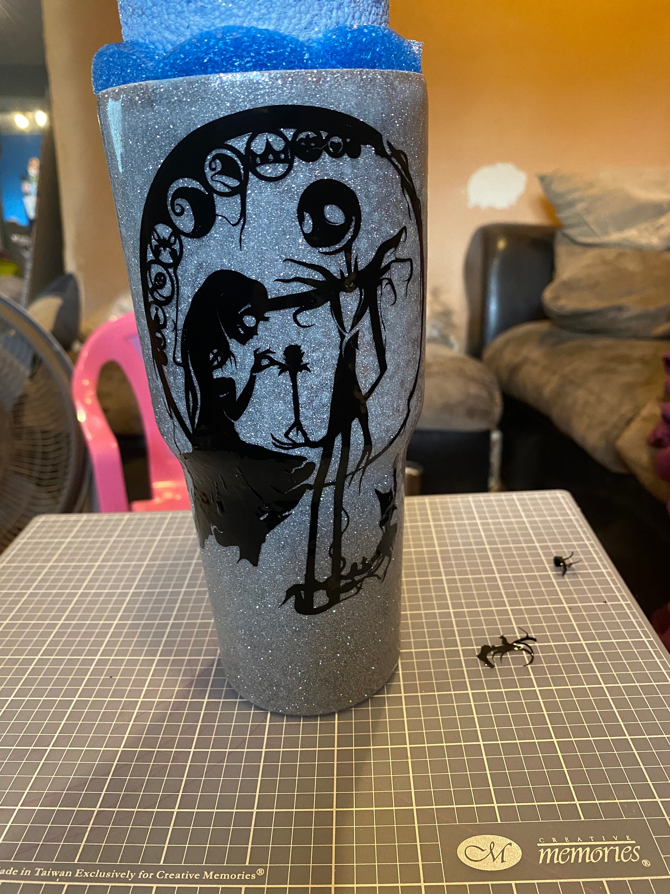 Nightmare before Christmas tumbler Etsy