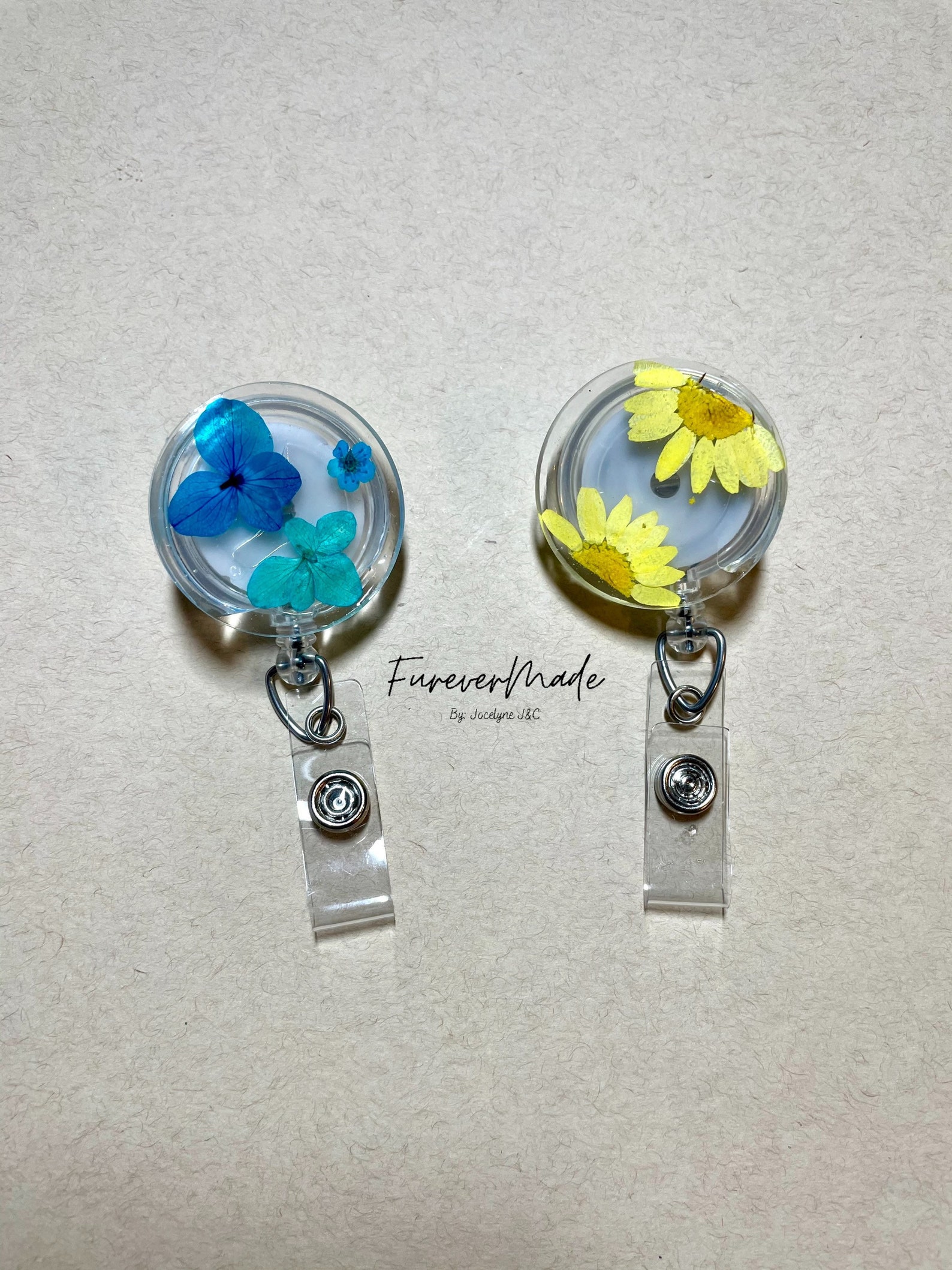 Custom Epoxy Badge Reel Circle Shape Etsy