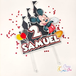Cake Topper Disney Topolino adatto per Compleanno bambino