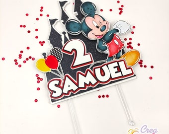 Disney Mickey Mouse Cake Topper suitable for a child's birthday