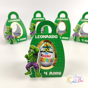 N.10 Scatoline Porta Ovetto Hulk