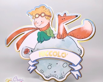 Sagome Tema Piccolo Principe, Nascita, Compleanno, Battesimo, Prima Comunione, Bimbo e bimba.