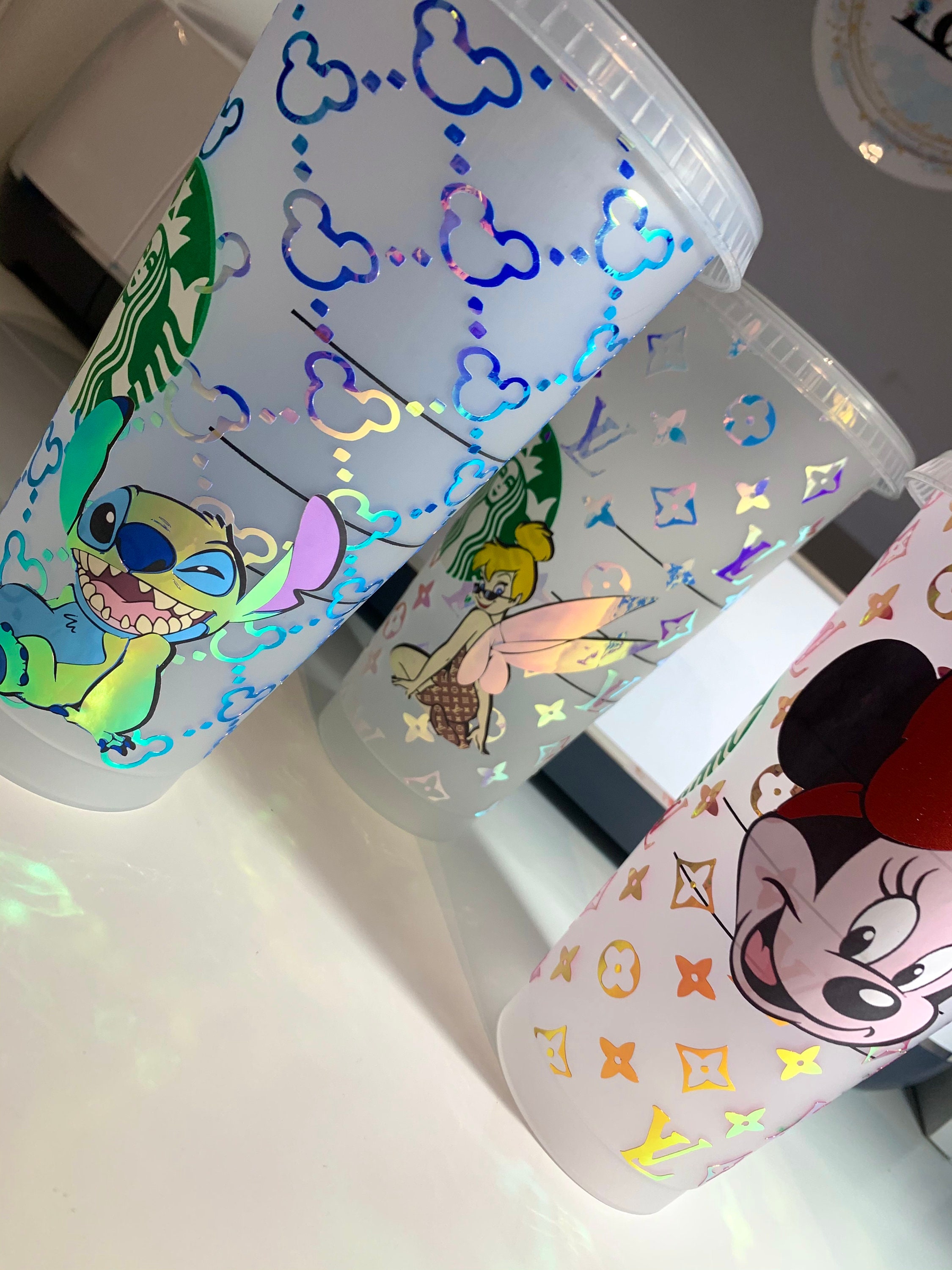 Disney Inspired Reusable Cups Etsy