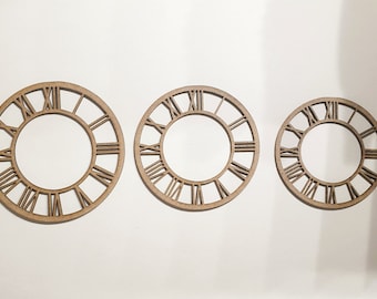 3 pcs Steampunk Clock Gear Chipboard: Laser Cut Embellishments