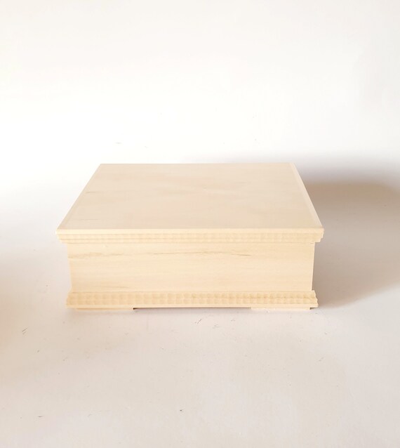 Unpainted best sale wooden boxes