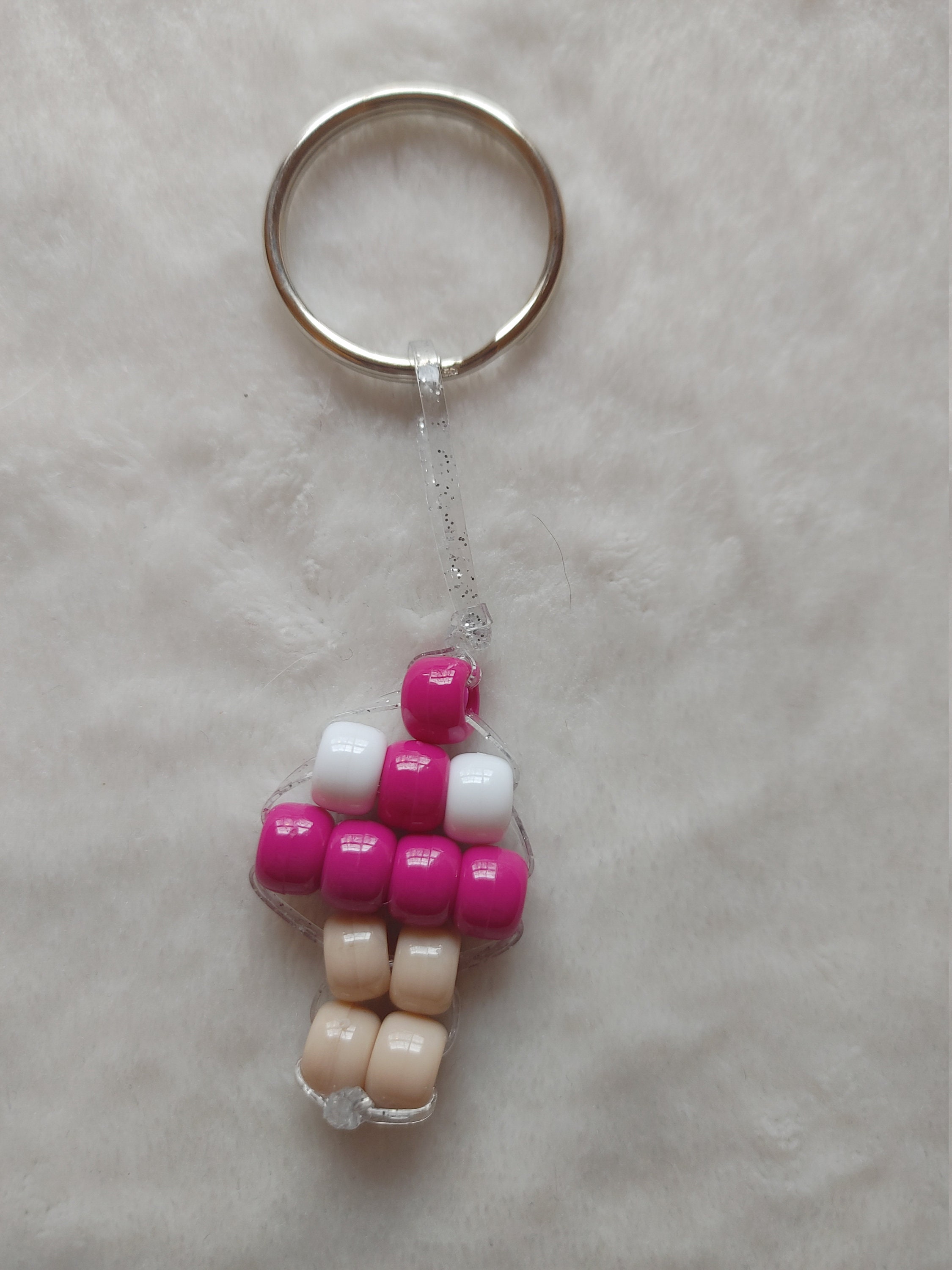 Pony Bead Key Chains Etsy