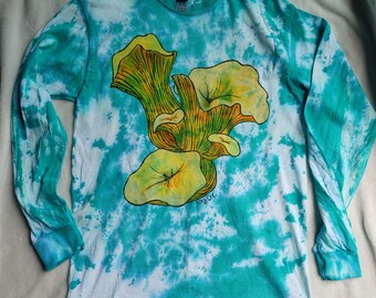 Camiseta de manga larga con setas Chantrelle