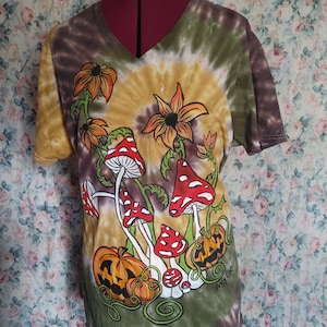 Earthy jack o lantern mushroom tshirt