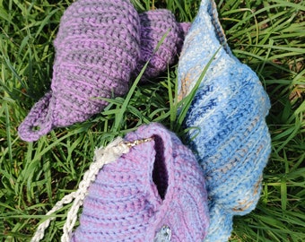 Monedero concha violeta