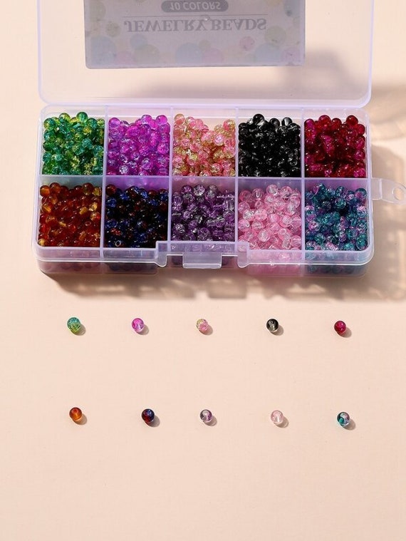 DIY Colourful Jewellery Beads Box Etsy