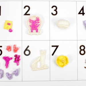 1995 Vintage Polly Pocket Sparkling Mermaid Storybook Replacement Pieces Parts