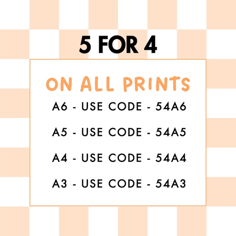 Fun Wall Print | Colourful Art Print | Playful Home Decor | A5 A4 A3 ...