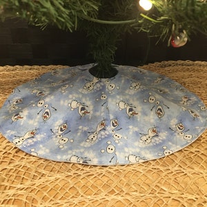 Olaf Frozen Mini Tree Skirt 15”, Christmas, Tabletop, NEW Handmade