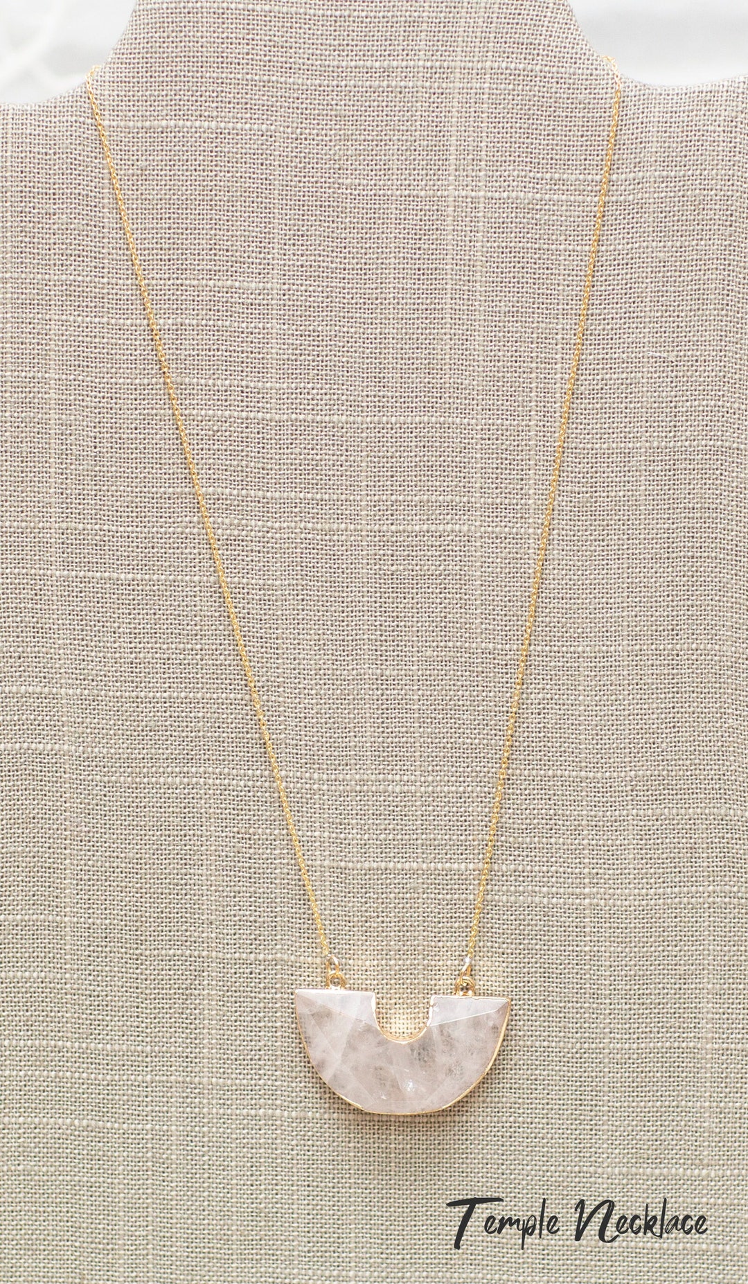 Temple Necklace - Etsy