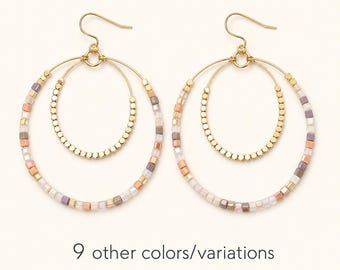 Drop Beaded Earrings Multiple colors