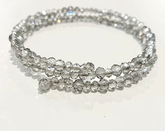 Kristall Wickelarmband