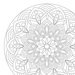 Mandala Colouring Page