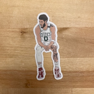 Jayson Tatum Sticker (Waterproof Vinyl Boston Celtics NBA Finals Player Weatherproof Sticker)