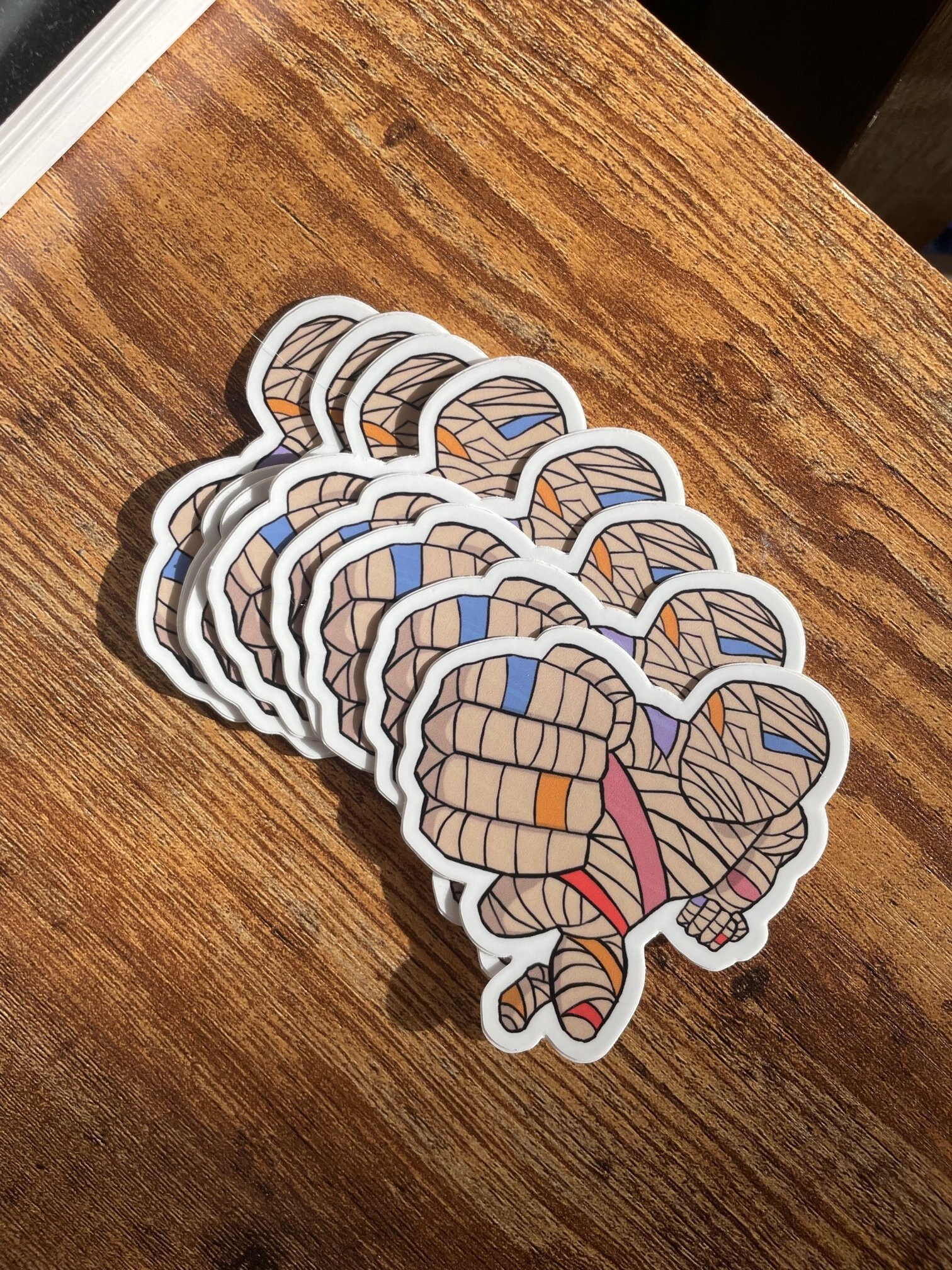 Rubberband Man OC Supervillian Sticker (indy comicbook waterproof vinyl sticker)