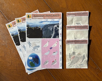 Banana Pancakes #1 “The Issue With Road Trips. Mini Comic Zine & Sticker Pack.