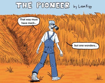 The Pioneer mini comic. (Self-discovery humor zine)