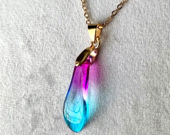 Iridescent Multi-Colored Necklace