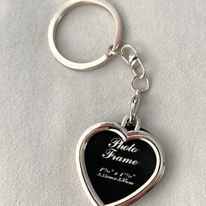 Heart Photo Keychain