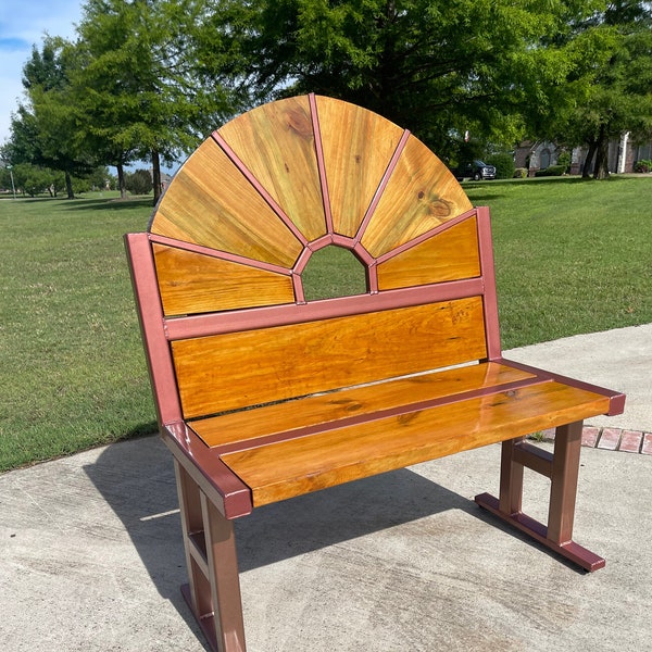 Outdoor Bench Etsy
