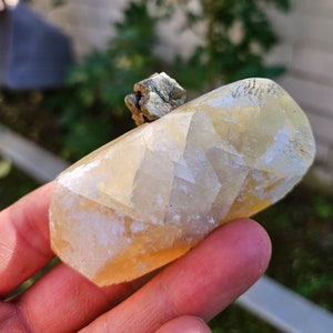 Large Double Terminated Calcite With Pyrite! Sweetwater Mine, Missouri