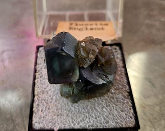 Color-changing Green-blue English Fluorite From the Cousin Jack